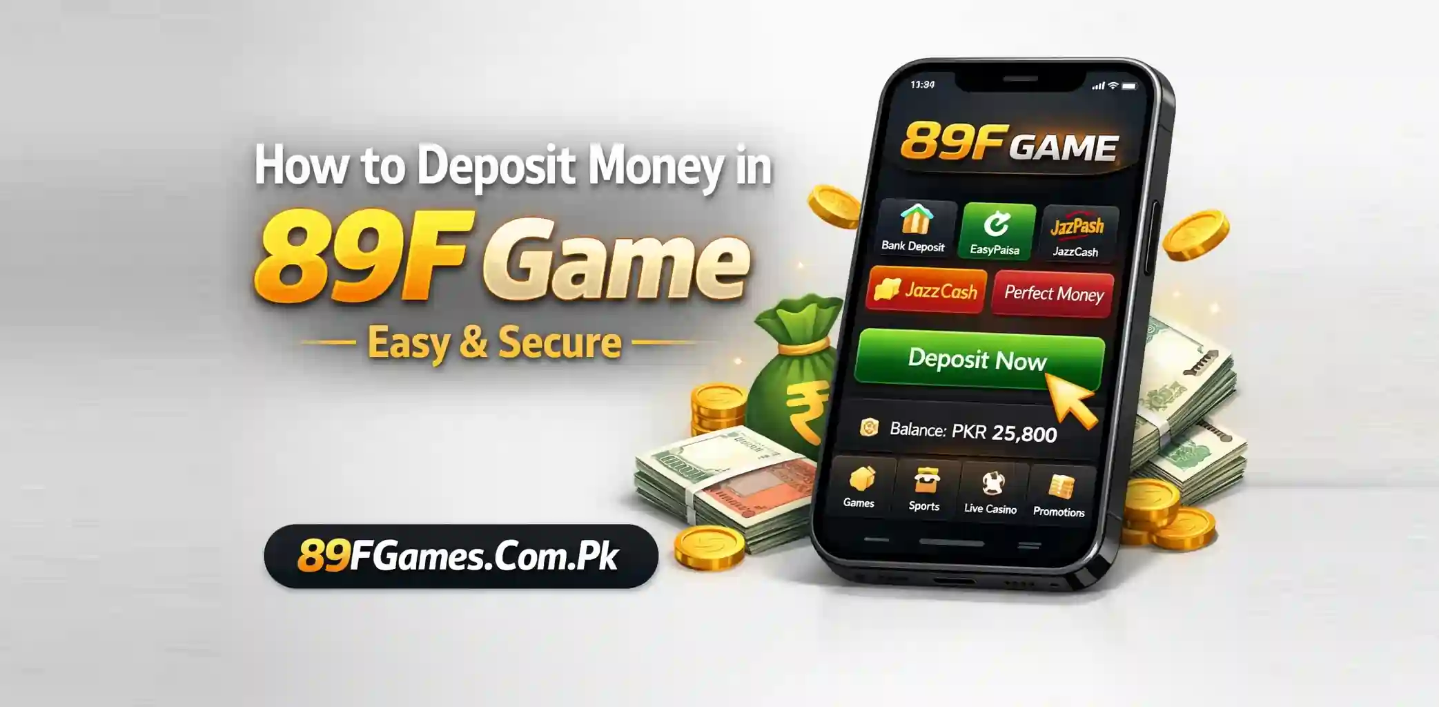 Deposit Money in 89F Game