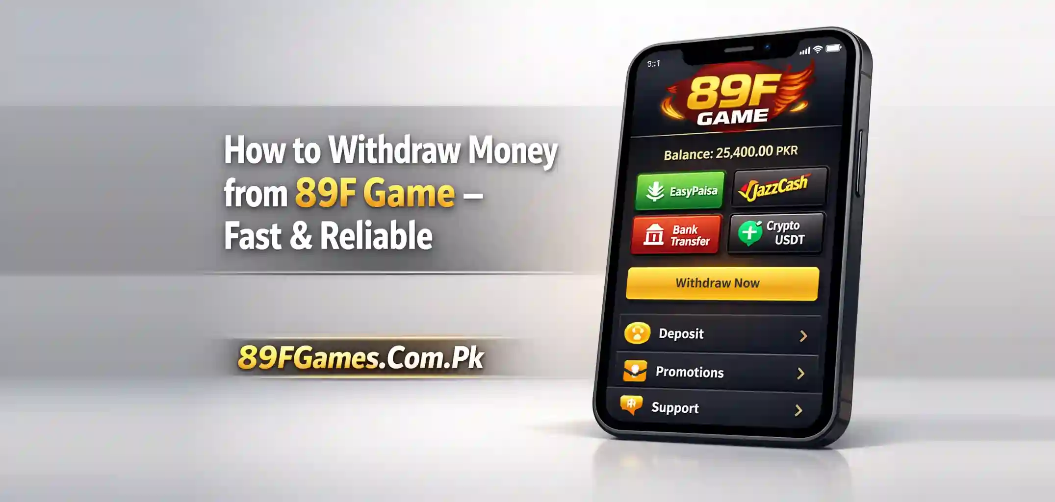 Withdraw Money from 89F Game
